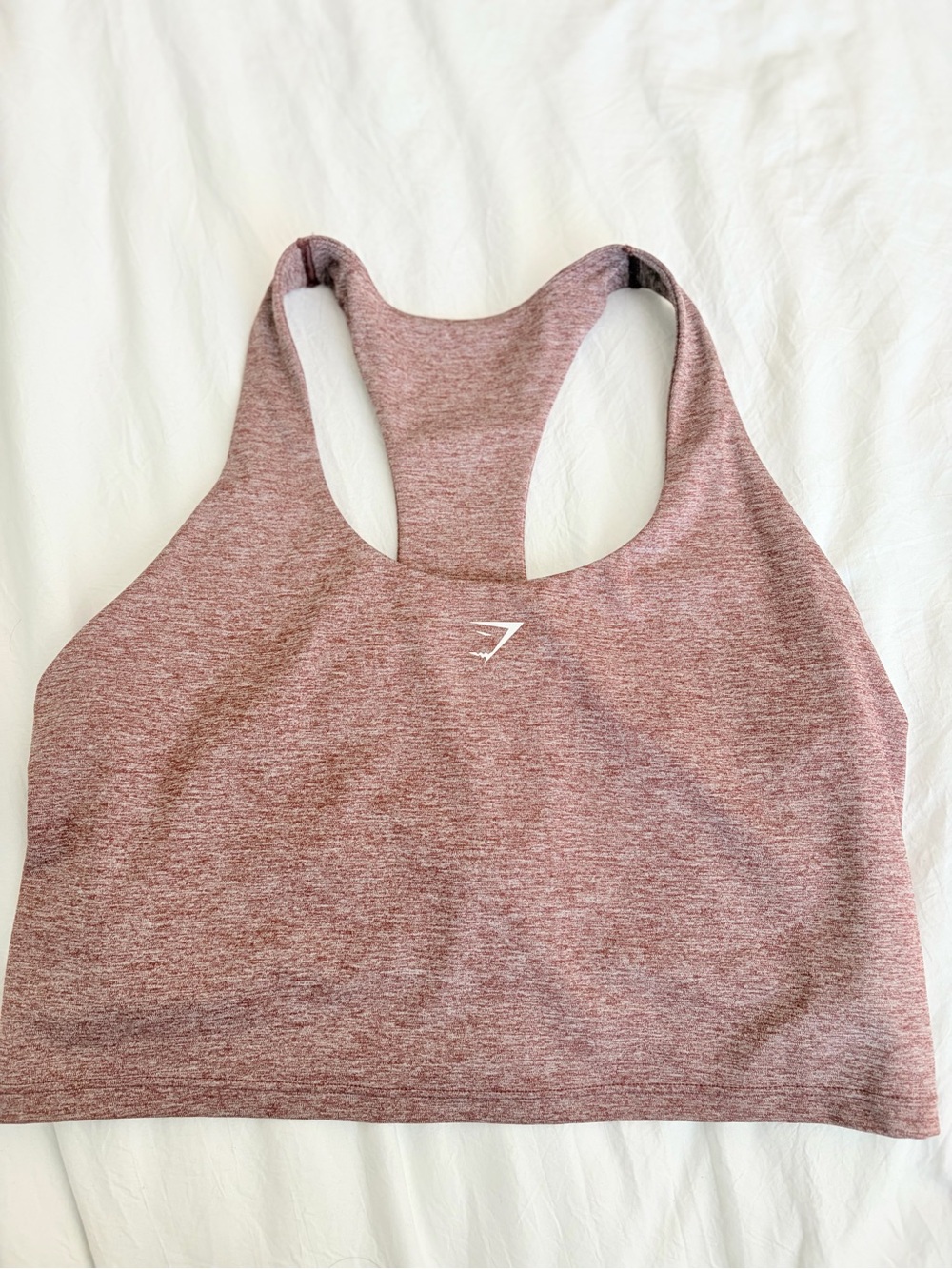 Gymshark Mauve Heather Racerback Sports Bra